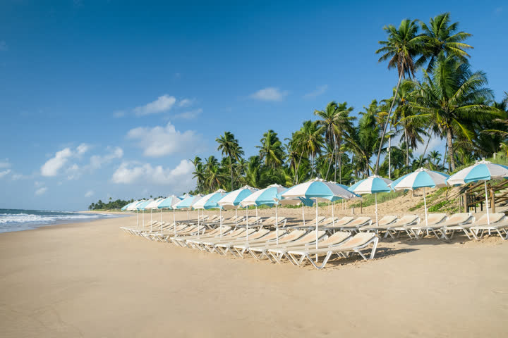 Praia do litoral norte da Bahia